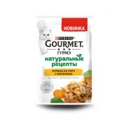 GOURMET Натуральные Рецепты пауч Курица с Морковью 26x75г
