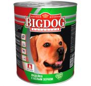 Big Dog конс 850гр д/с Индейка с белым зерном