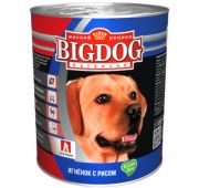 Big Dog конс 850гр д/с Ягненок с рисом