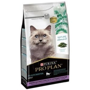 ProPlan Nature Elements корм для кошек DELICATE Индейка со Спирулиной 6x1.4кг