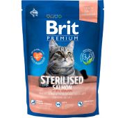 Brit Premium Cat Sterilized д/стерилизованных Лосось/Курица/Печень 400гр(1/25)