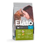 Elato Holistic корм для взрослых кошек с рыбой / для красивой и блестящей шерсти, 1,5кг