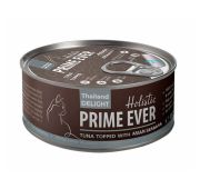 Prime Ever 7B Тунец с азиатским сибасом в желе влажный корм для кошек жестяная банка 0,08 кг