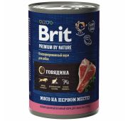 Brit Premium by Nature конс 410г д/с Говядина(1/9)