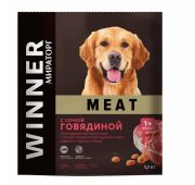Winner MEAT корм д/соб средних/крупных пород с сочной говядиной 1,1 кг
