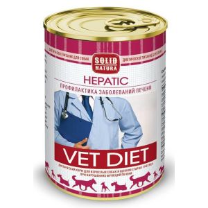 Solid Natura VET Hepatic диета для собак влажный 0,34 кг