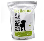 Delicana корм для щенков средних пород Ягненок с рисом 1,5кг