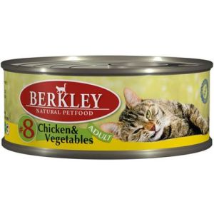 Berkley конс 100гр д/к №8 Цыпленок/Овощи(1/6)