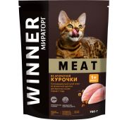 Winner MEAT корм д/кош с ароматной курочкой 1,5 кг