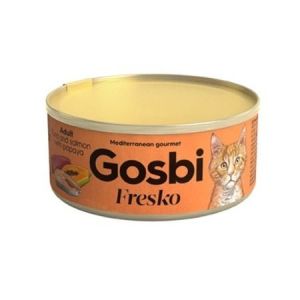 Госби/Gosbi конс. Fresko корм для кошек тунец с лососем и папайа 70 гр
