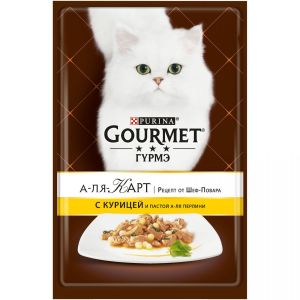 Gourmet A la Carte с курицей, пастой и шпинатом 24x85g