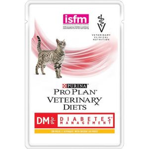ProPlan Veterinary Diet д/к пауч DM при диабете Курица 10*85г