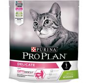 PRO PLAN корм для кошек DELICATE чувствительное пищеварение Ягненок 8x400г