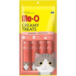 Me-O для кошек кремовое лакомство Лосось 60 гр(15гр*4)