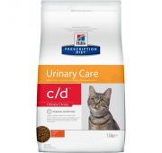 Hill's PD Feline c/d Multicare Urinary Stress д/кош при цистите/стрессе Курица 6/400гр