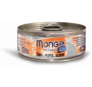 Monge Cat Natural консервы для кошек тихоокеанский тунец с лососем 80г