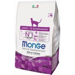Monge Cat корм для взрослых кошек  400г