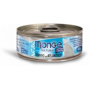 Monge Cat Natural консервы для кошек атлантический тунец 80г