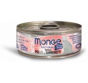 Monge Cat Natural консервы для кошек тунец с курицей и креветками 80г