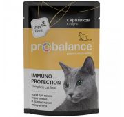 ProBalance Корм консервированный Immuno Protection с кроликом в соусе, пауч 85 гр 1/25