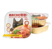 Мясной корм с цыпленком для кошек «Мяснофф» 100г