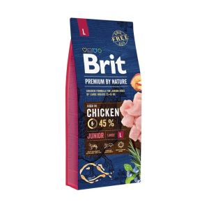 Brit Premium by Nature Junior L д/щен.крупн.пород 15кг
