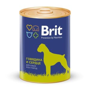 Brit Premium by Nature конс 850г д/с Говядина/Сердце(1/6)