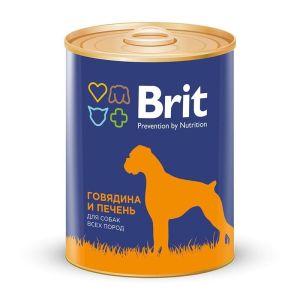 Brit Premium by Nature конс 850г д/с Сердце/Печень(1/8)