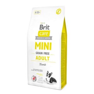 Brit Care Mini Adult 2кг для собак мини пород беззерновой Ягненок