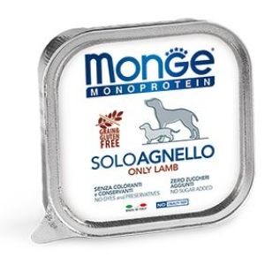 Monge Dog Monoprotein Solo консервы для собак паштет из ягненка 150г