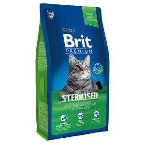 Brit Premium Cat Sterilized д/стерилизованных Курица/Печень 800гр(1/12)