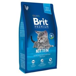 Brit Premium Cat Kitten д/котят Курица/Лосоь/Соус 800гр