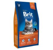 Brit Premium Cat Indoor д/домашних кошек  Курица/Печень 1,5кг