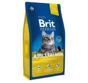 Brit Premium Cat Adult Salmon д/взросл.с лососем 300гр(1/10)