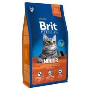 Brit Premium Cat Indoor д/домашних кошек  Курица/Печень 300гр