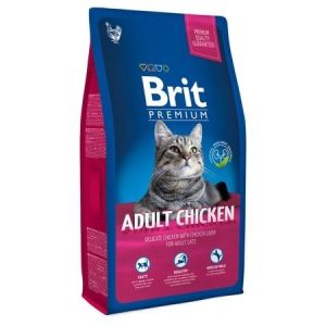 Brit Premium Cat Adult Chicken д/взросл.с курицей/печень 800гр(1/12)