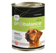 Probalance Sensitive Корм консервированный для собак с чувствительным пищеварением с ягненком 850г